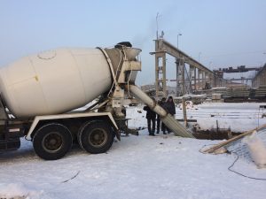 Прием бетона в зимнее время
